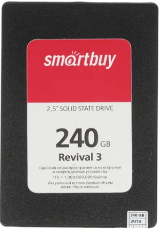 Твердотельный накопитель SmartBuy 240 ГБ SATA SB240GB-RVVL3-25SAT3