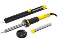 Набор Stayer 55316-30-H4 "PROFI" для паяльных работ, 55300 + шприц + подставка + припой, 30 Вт