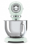 Smeg Планетарный миксер SMF03PGEU | Коллекция: Стиль 50-х г.г. | Цвет: Пастельный зеленый | Мощность: 800 Вт | Количество скоростей: 10 | Объем чаши: 4,8л | Материал корпуса: Металл