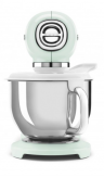 Smeg Планетарный миксер SMF03PGEU | Коллекция: Стиль 50-х г.г. | Цвет: Пастельный зеленый | Мощность: 800 Вт | Количество скоростей: 10 | Объем чаши: 4,8л | Материал корпуса: Металл