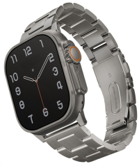 Uniq ремешок для Apple Watch 49/45/44/42 mm OSTA Steel Strap with Self-Adjustable Links Silver