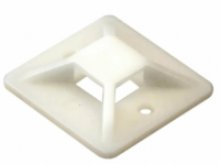 Самоклеющаяся площадка для крепления стяжек ExeGate STM2020W-100 |20х20 мм, halogen free, белая, 100 шт