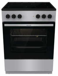 Электрическая плита Gorenje GEC6A11SG / поверхность - стеклокерамика, конфорок - 4 шт, духовка - 65 л, 85 см x 60 см x 60 см / Global