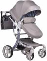 Farfello Коляска трансформер Aimile Original New Pearl  2-в-1 (Капучино NDP-4) / Родина бренда Польша / Легкая алюминиевая рама / Для детей с рождения до 3 лет / 6961136050359
