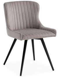 Woodville Кресло крутящееся Хабри серый / черный глянец | Ширина - 50; Глубина - 56; Высота - 76 см