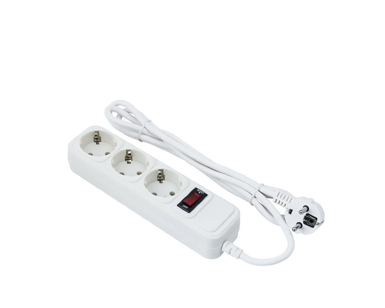 Сетевой фильтр Exegate SP-3-1.8W (3 розетки, 1.8м, евровилка, белый) 221178