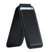 Satechi Подставка-картхолдер Magnetic Wallet Stand магнитная Black | Материал из натуральной кожи | Встроенный магнит | Вмещает четыре карты