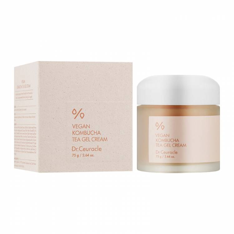 Увлажняющий веганский крем с комбучей Dr.Ceuracle Vegan Kombucha Tea Gel Cream