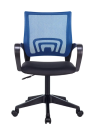 Кресло Бюрократ CH-695NLT | На колесиках | сетка/ткань | максимальная нагрузка - 120 кг | синий | Global