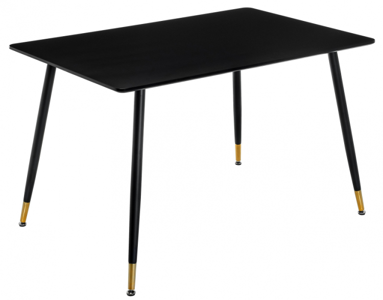 Woodville Стол Bianka черный | Ширина - 80; Высота - 76; Длина - 120 см