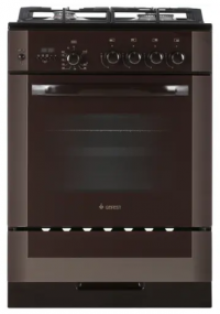 Газовая плита GEFEST ПГ 6500-04 0245 коричневый | конфорок - 4 шт | духовка - 52 л | электроподжиг | газ-контроль панели | гриль | чугунные решетки | 60 см x 85 см x 60 см Global