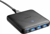 Сетевые зарядные устройства Anker PowerPort Atom III Slim 65W (1x USB-С, 3x USB-A) - Black