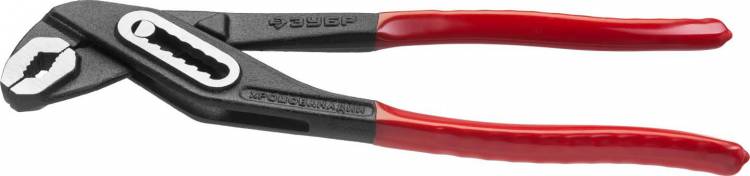 Переставные клещи Зубр Мастер, Сr-V, высокомощный коробчатый шарнир, 300мм, 2242-30_z01