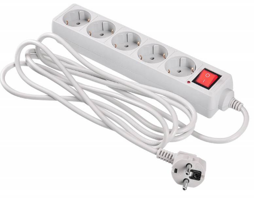 Сетевой фильтр Buro 500SL-3-G 3м (5 розеток) / Global