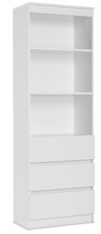 Woodville Стеллаж "Мадера" М600 лдсп белый | Ширина - 60; Глубина - 35; Высота - 180 см