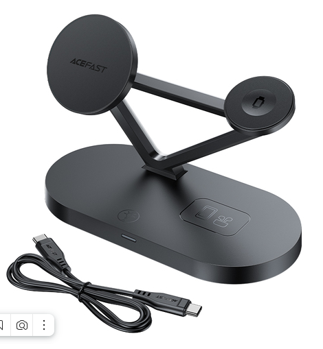 Acefast E9 - 3 в 1 беспроводная зарядка для iPhone, Apple Watch и AirPods