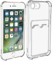 Чехол на IPhone 7 / Чехол на IPhone 8 / Чехол на IPhone SE 2020 / с карманом для карт / c усиленными бортиками