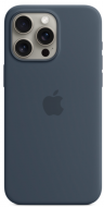 Silicone Case для iPhone 15 Pro Max с MagSafe | Чехол силиконовый | Storm Blue