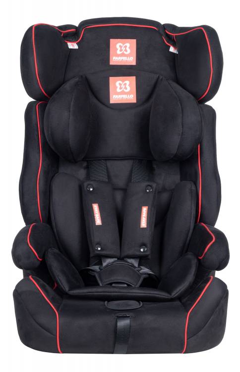 Farfello Автокресло детское GE-E велюр черный/ total black 6961136063472