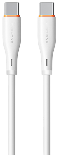 KeepHone Силиконовый кабель PD 60W Type-C to Type-C | 1м | Скорость передачи данных 480 Мбит/с, Liquid