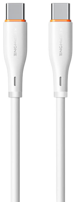 KeepHone Силиконовый кабель PD 60W Type-C to Type-C | 1м | Скорость передачи данных 480 Мбит/с, Liquid