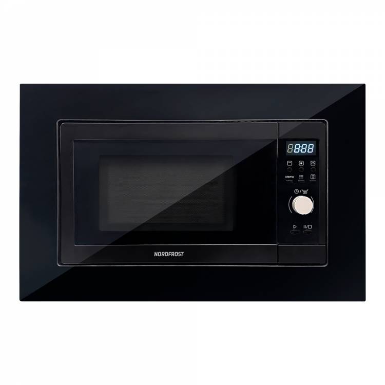 Встраиваемая микроволновая печь NORDFROST BMW 2071 B / 20 л, 700 Вт, переключатели - поворотный механизм, дисплей, 37.5 х 59.2 х 31.3 см