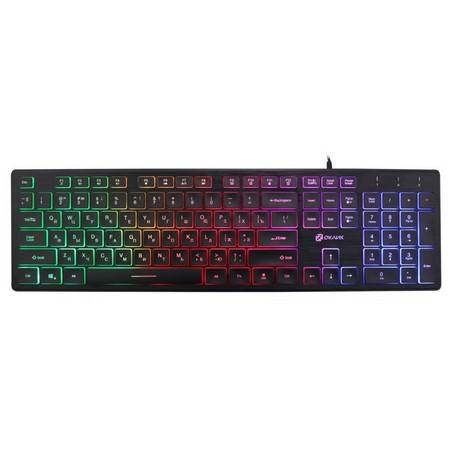 Клавиатура Oklick 550ML slim черный USB Global