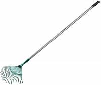 Веерные грабли GRINDA PROLine PR-40 ALU 440 х 250 х 1630 мм 22 плоских зубца алюминиевый черенок