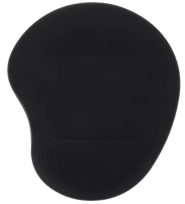 Коврик для мыши Buro BU-GEL (S) черный, нейлон, 225х190х2мм / Global