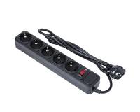 Сетевой фильтр Exegate SP-5-1.5B (5 розеток, 1.5м, евровилка, черный) 266859