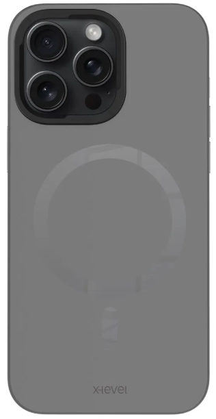 X-LEVEL Чехол для iPhone 15 Pro Jelly с MagSafe, Titan 