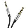 Baseus Кабель Yiven Audio Cable M30 0.5M Silver+Black