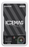 SHARGE Магнитный портативный пауэрбанк ICEMAG (SP020A) 10,000 мАч | USB-C (вход/выход) | Общая выходная мощность: до 15W 