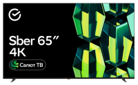 Sber Телевизор SDX-65U4139 65" | Разрешение: 3840 x 2160 (4K Ultra HD) | Частота обновления: 60 Гц | Тип: LED