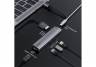Хаб BASEUS Mechanical eye 6-in-1 Type-C - 3xUSB3.0 + HDMI + RJ45 + PD, Разветвитель/Переходник/Адаптер CAHUB-J0G