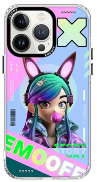 Чехол EMO OFF для iPhone 14 Pro Max противоударный Magsafe (Series MEET 2)