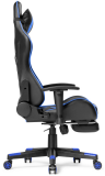 Woodville Компьютерное кресло "Corvet" черно / синий | Ширина - 54; Глубина - 60; Высота - 125 см