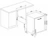 Smeg Полностью встраиваемая посудомоечная машина STL323BQLH | Загрузка 14 комплектов посуды, 5 программ, 1/2 загрузка