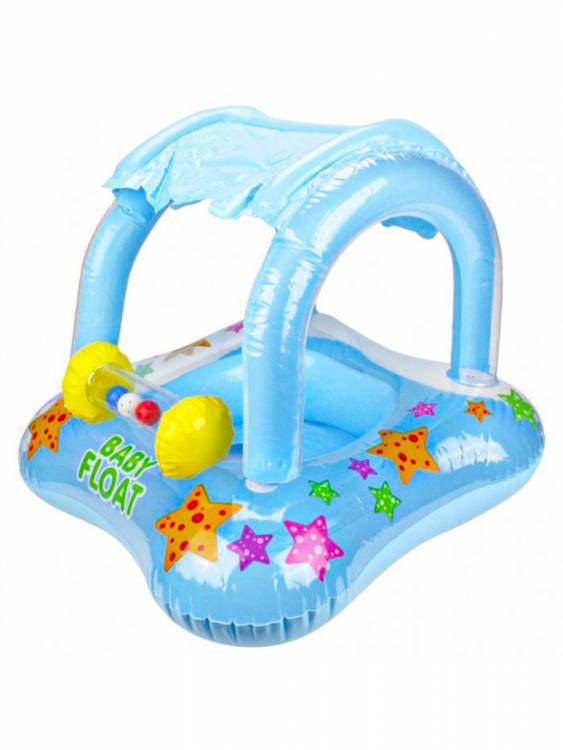 Плотик с навесом Intex Baby float 1-2 года (81 х 66 см)