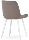 Woodville  Стул на металлокаркасе "Седа" К велюр | белый латте  | Ширина - 50; Глубина - 56; Высота - 82 см