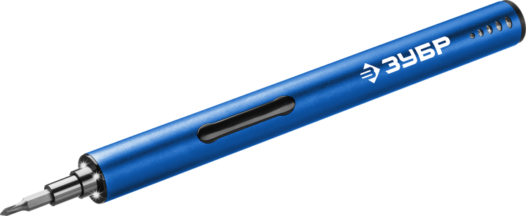 ЗУБР Профессионал ОТР-4 Н20 отвертка аккумуляторная 4 Vmax для точных работ с набором 20 бит