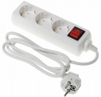 Сетевой удлинитель Buro BU-PS3.1, W 1.5м (3 розетки) / Global