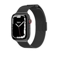 SwitchEasy cетчатый ремешок из нержавеющей стали | Apple Watch 42/44/45/49mm | Цвет: Черный