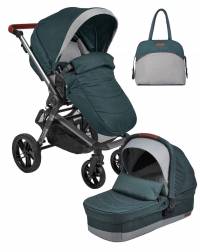 Farfello Коляска модульная 2в1 Zuma Duo Comfort (ZDC-12 Изумрудный) ZDC-12 изумрудный 6961136042750