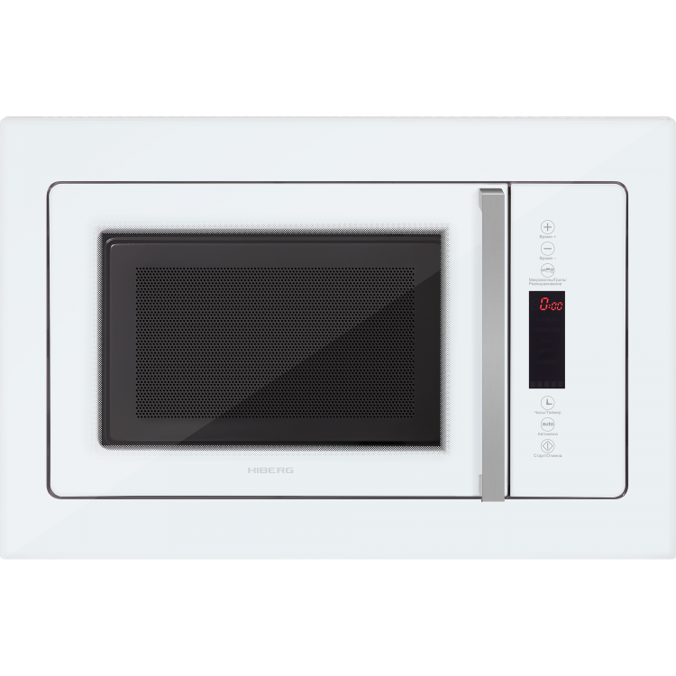 Встраиваемая микроволновая печь HIBERG VM 8505 W  / 25 л, 900 Вт, дисплей, 39 х 59.2 х 39 см