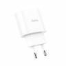 Блок быстрой зарядки Hoco C95A, Type-C - PD 20 Вт 3 А, быстрая зарядка USB QC3.0 - 18 Вт 3 А, белый 6931474757319