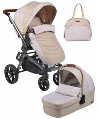 Farfello Коляска модульная 2в1 Zuma Duo Comfort (ZDC-13 Бежевый) ZDC-13 бежевый 6961136042767