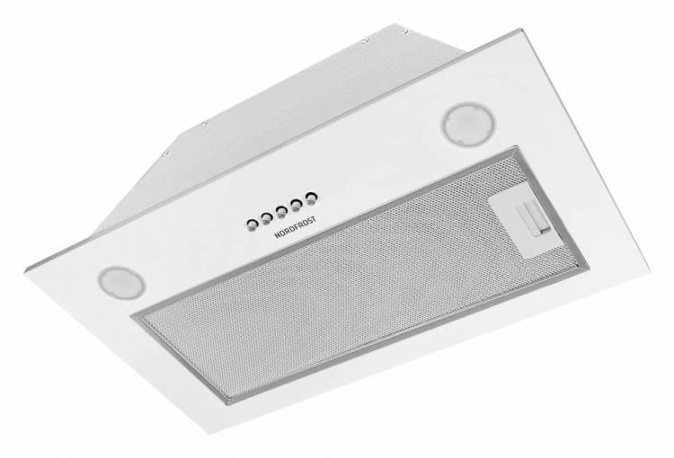Встраиваемая вытяжка NORDFROST FB 6060 W / 550 м/ч, 140 Вт, режимы - отвод/циркуляция, ширина - 52.6 см