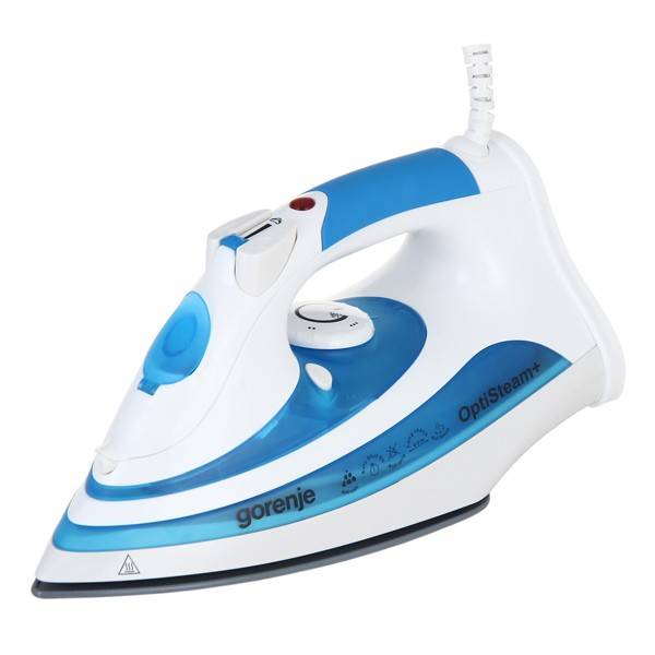 Утюг Gorenje SIH2200BBC / 2200 Вт, подошва - керамика, паровой удар - 90 г/мин, 2.5 м Global