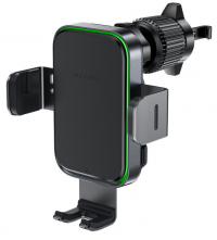 Acefast автодержатель с беспроводной зарядкой D17, магнитный держатель для беспроводной зарядки, цвет: черный